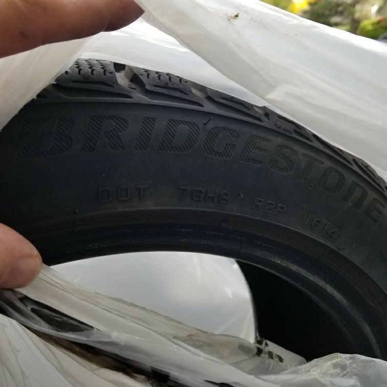 Ready For Winter?? Quantity - 2 Bridgestone Blizzard Tires - 225/45R17