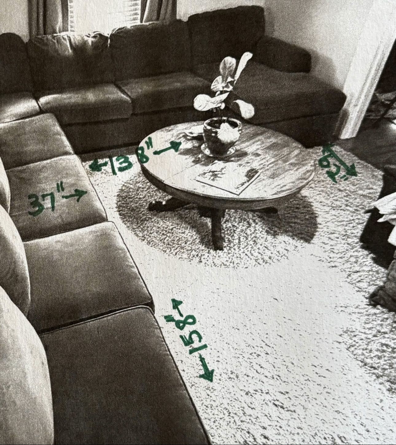 Seven Piece Grey Sectional
