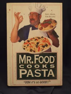 1993 Mr. Food Cooks Pasta, My 40Year Collection Pasta Recipes. Hardcover Book by Art Ginsburg