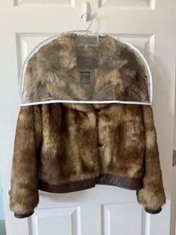 Med/Lge Faux Fur Jacket
