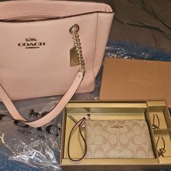 Coach Purse & Wristlet Bag