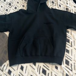 Black Essentials Hoodie