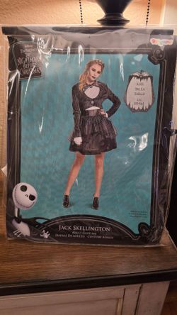Jack Skellington Adult Costume Size L/G (12-14)
