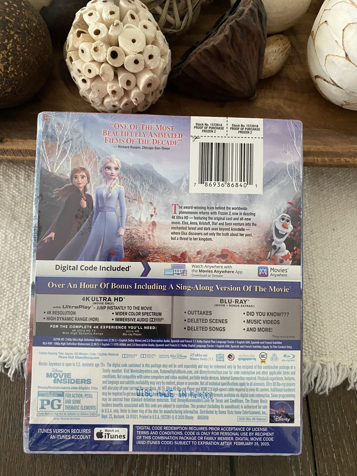 Frozen 2 Movie Ultra 4k HD And Blue Ray