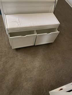 Sitting Bench With 2 Drawers