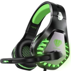 Gaming Headset with Microphone for PS5 Xbox One X S