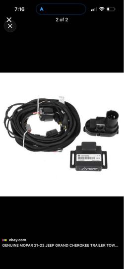Mopar Jeep Grand Cherokee Trailer Tow Wiring Kit
