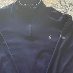RALPH LAUREN POLO 1/4 ZIP PULLOVER XL