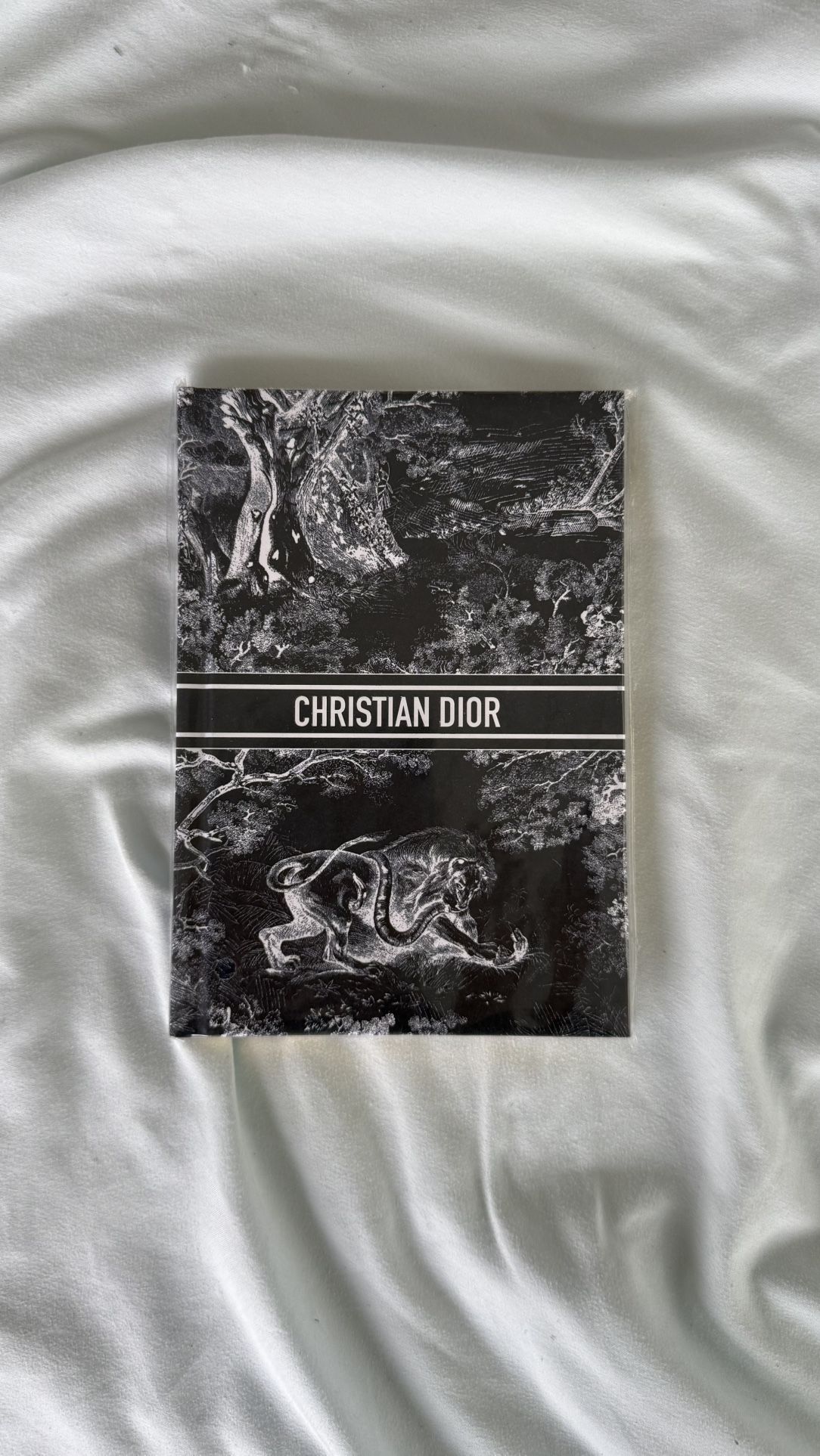 Christian Dior Novelty Notebook Platinum Notebook Journal Book CARNET TOILE DE JOUY Diary💙