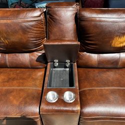 Two Seater Leather Couch