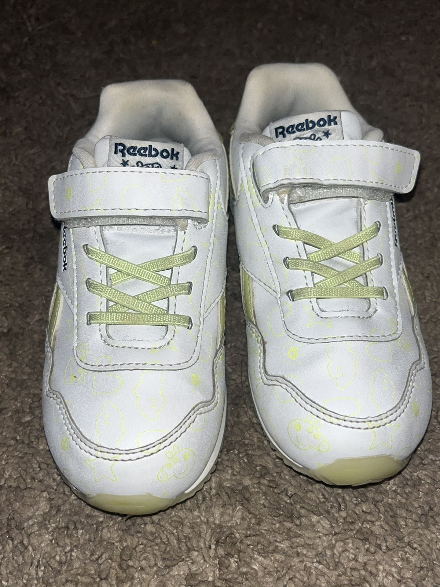 Reebok Peppa Pig Toddler Shoes Size 8C