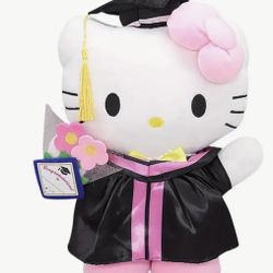 Brandnew Hellokitty congratulations for graduation!! plush toy 