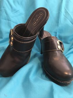 Coach clogs 9.5