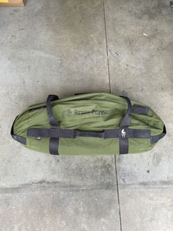Brute force strongman sandbag clearance
