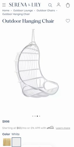 Outdoor hanging Chair