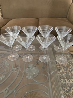 Pretty Mikasa Martini Glasses 