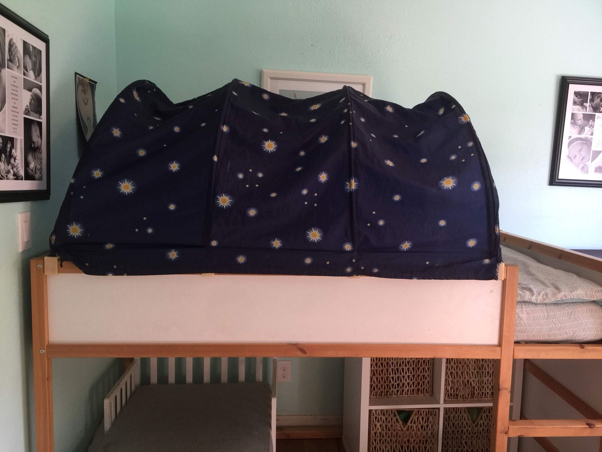 IKEA Kura bed tent canopy