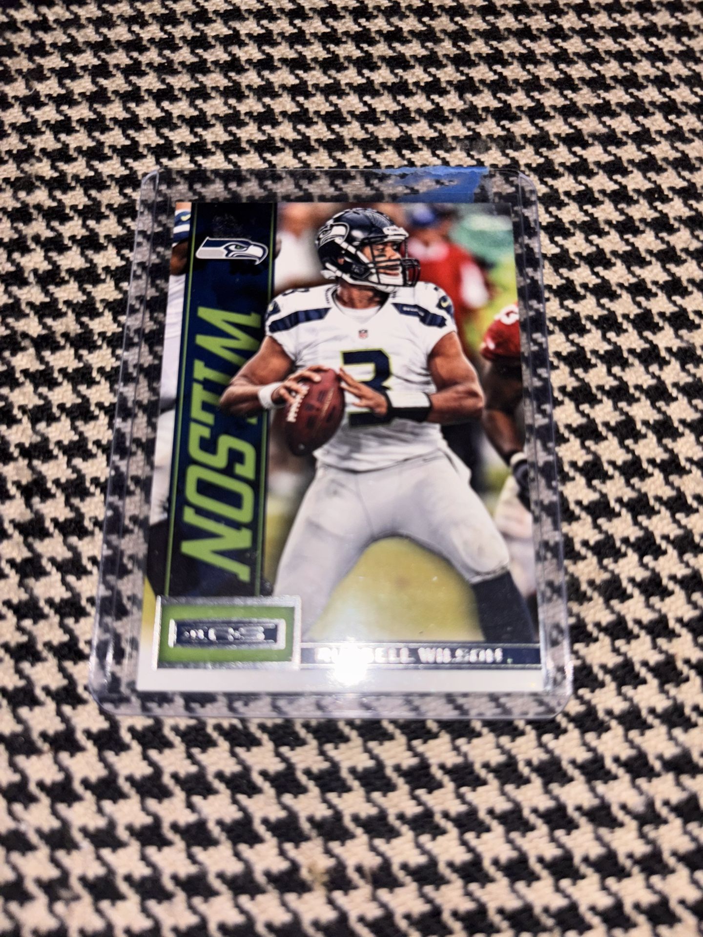 Russel Wilson Seahawks Rookie Football Card Panini 2013