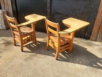 Rare Antique Nostalgic Wooden Desks 