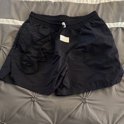 Nike x Fear Of God Shorts In Black/Light Cream Size M Mint Condition