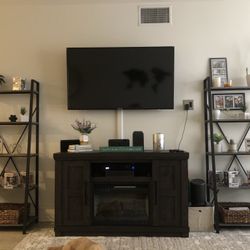 Ladder Shelf Bookcase, 5-Tier Industrial Ladder Bookshelf