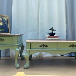 2 Piece Coffee and Side Table Set