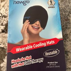 Headache and Migraine Relief Cap Top Coverage Ice Head Wrap Cold Therapy