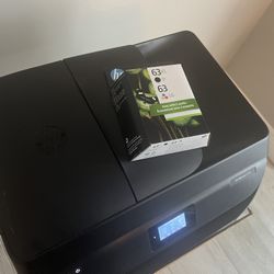 HP Office jet 5258 Color printer With Free XL Color/Black Ink Combo 