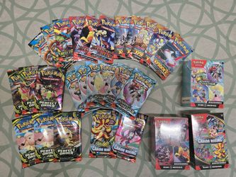 POKEMON BOOSTER BUNDLES AND PACKS