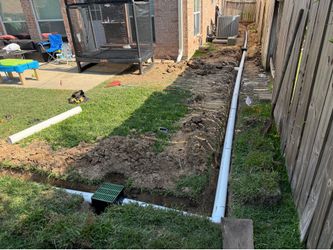 New drainage system