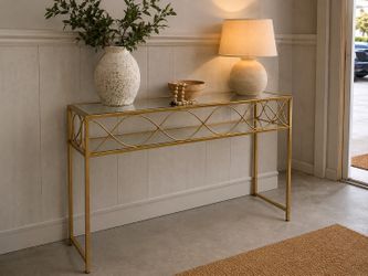 Mirror rectangular table
