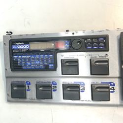 Digitech RP2000 Modeling Guitar Effect System Multi Effects Processor Pedal Built In Tuner Live Performance Preset Metal Jazz Blues Classic Rock 