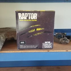 Raptor liner , one gallon , black. W Spray Gun