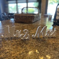 Mr And Mrs  Wedding  cutouts 