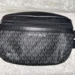 Michael Kors Leather Trim Belt Bag 