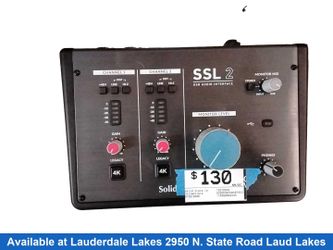 Solid State Logic 729702x2 Black Other Collectible