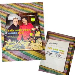 New Hardcover food Network Cookbook Author Signed 