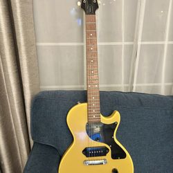1997 Epiphone Les Paul Jr in TV Yellow