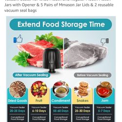 Electric Mason Jar Vacuum Sealer 