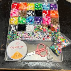 Clay Beads Kit Beading Bracelet Beads  