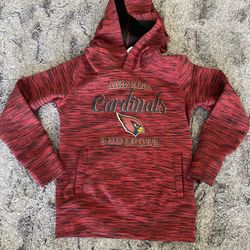 Arizona Cardinals Youth SZ 7-8 Hoodie – Pullover Sweatshirt With Pockets