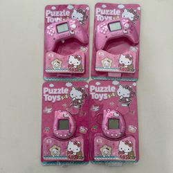 🎀 Cute Hello Kitty Mini Puzzle & Tetris Toys – New in Package 🎮