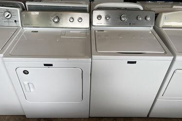 Maytag Washer & Dryer Electric White Very Quiet
