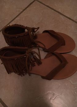 Moccasin Sandals (Size 6)