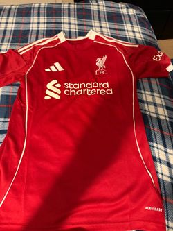 adidas Liverpool 2025/26 Home Soccer Jersey Shirt Men's XS JV6423