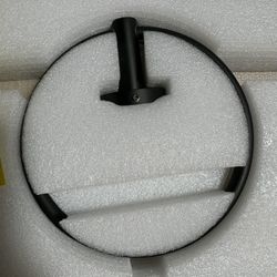 Matte Black Towel Ring - Hand Towel Holder for Bathroom Wall Mounted-New