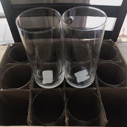 12 Cylinder Vases 