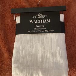 NEW Waltham Rowan shower curtain