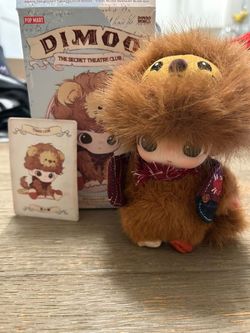 Dimoo the secret theatre club blind box series popmart vinyl plush keychain