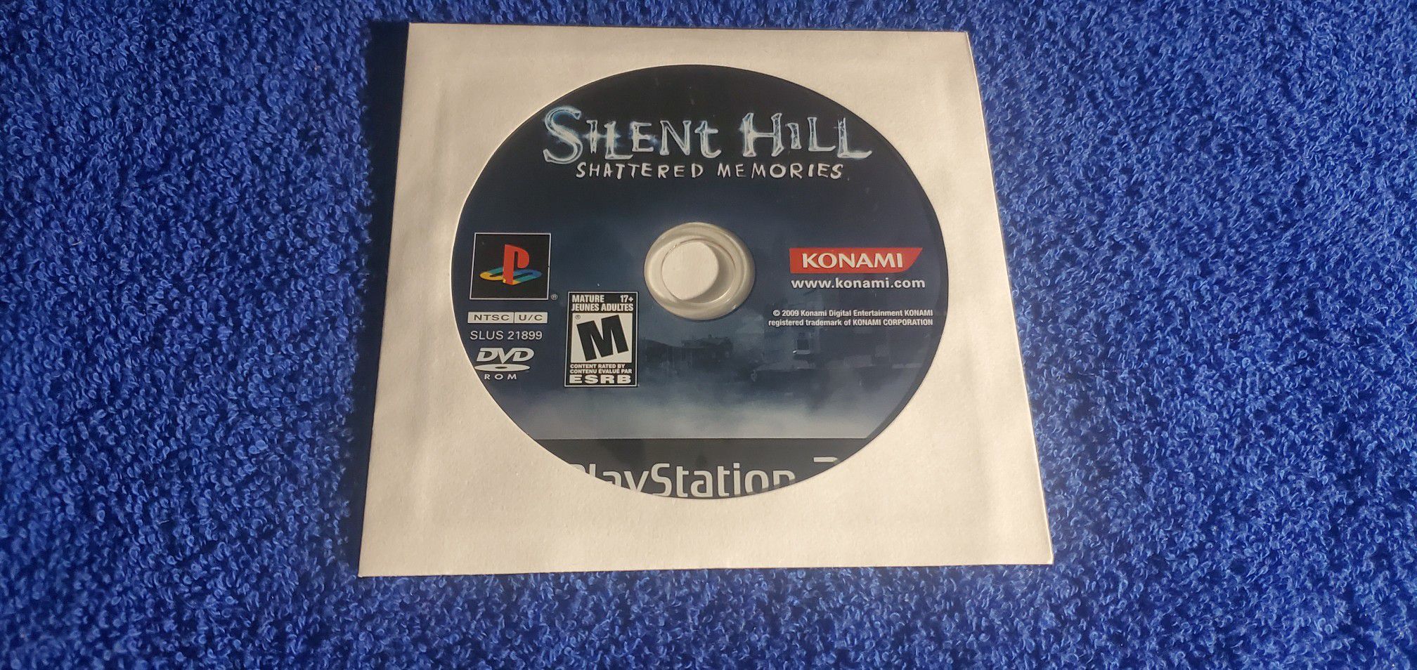 SILENT HILL SHATTERED MEMORIES PS2 GAME DISC ONLY